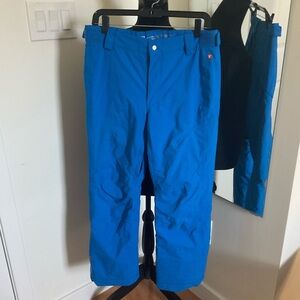 Helly Hansen Kids Blue Snowboarding Insulated Ski Winter Pants EUC Size 164/14